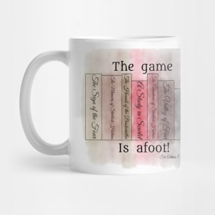 The Game Is Afoot! Mug